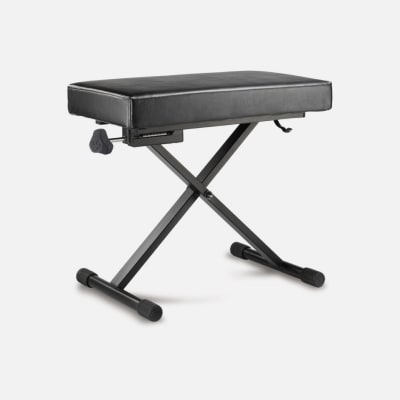 Sillín ajustable para teclado y piano KB200B, marca Hércules1