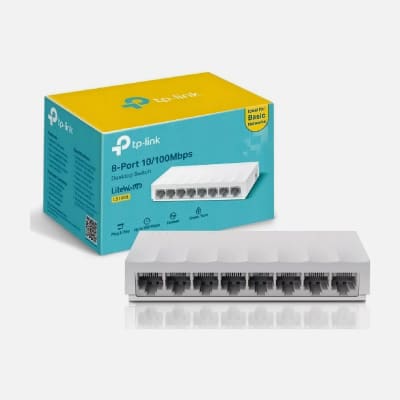 SWITCH 8 PUERTOS 10/100MBPS TP-LINK LS1008 DESKTOP1