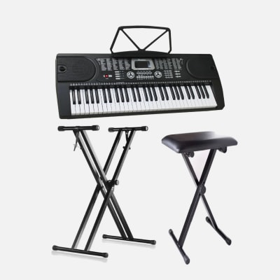 TECLADO 61T HENDRIX + MICROFONO + ATRIL SONNET + SILLIN SONNET