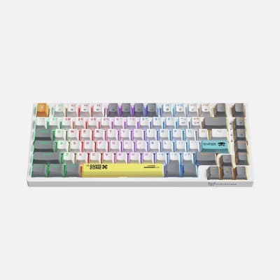 TECLADO MECANICO ONIKUMA G58 WHITE 82 TECLAS RGB1