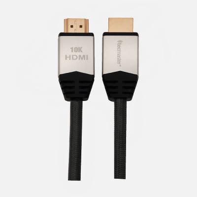 TECMASTER CABLE HDMI ALTA DEFINICIÓN 2 MTS NEGRO VERSION 2.1 10K TM-600502-BK1