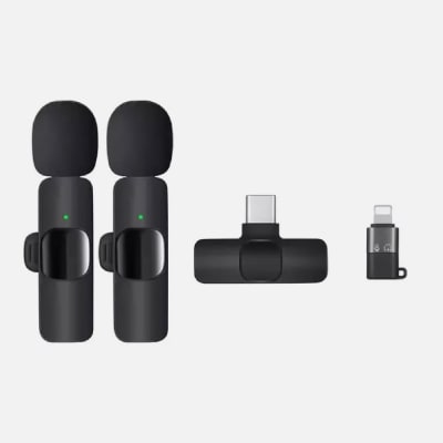 TECMASTER MICRÓFONO DUAL PARA IPHONE Y ANDROID TM-300527