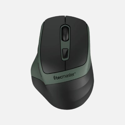 TECMASTER MOUSE VERTICAL DUAL RECARGABLE NEGRO/VERDE TIPO-C TM-100546