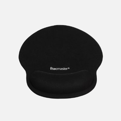 TECMASTER MOUSEPAD DE TELA ANTIDELIZANTE,  NEGRO TM-1005571