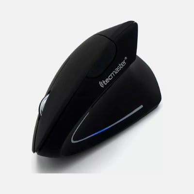 TECMASTER MOUSE ERGONÓMICO DUAL RECARGABLE NEGRO TM-100517