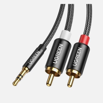 UGREEN - CABLE DE AUDIO 3.5MM/2RCA M/M 3M
