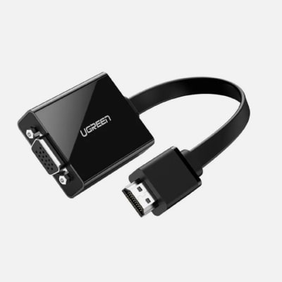 UGREEN - CONVERTIDOR IN HDMI-VGA 1080P/60HZ H/M + JACK 3.5MM MM1031