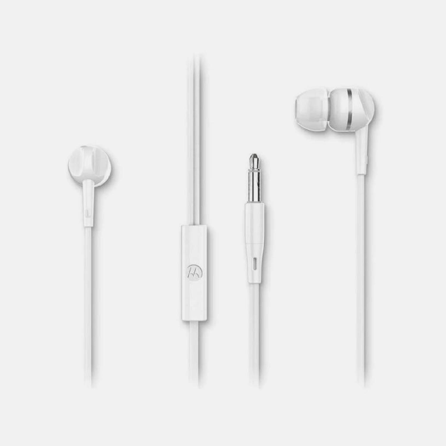 AUDIFONO MOTO EARBUDS 105 M/LIBRES BLANCO