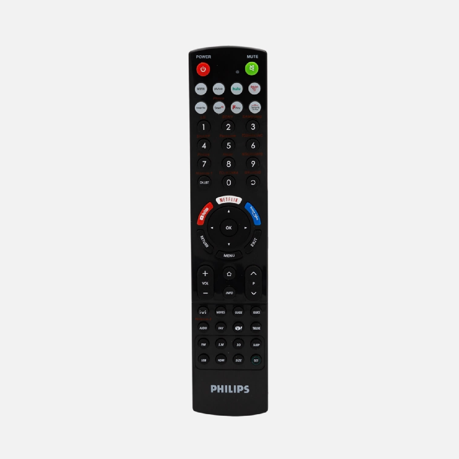 CONTROL REMOTO TV UNIVERSAL PHILIPS ARP3001