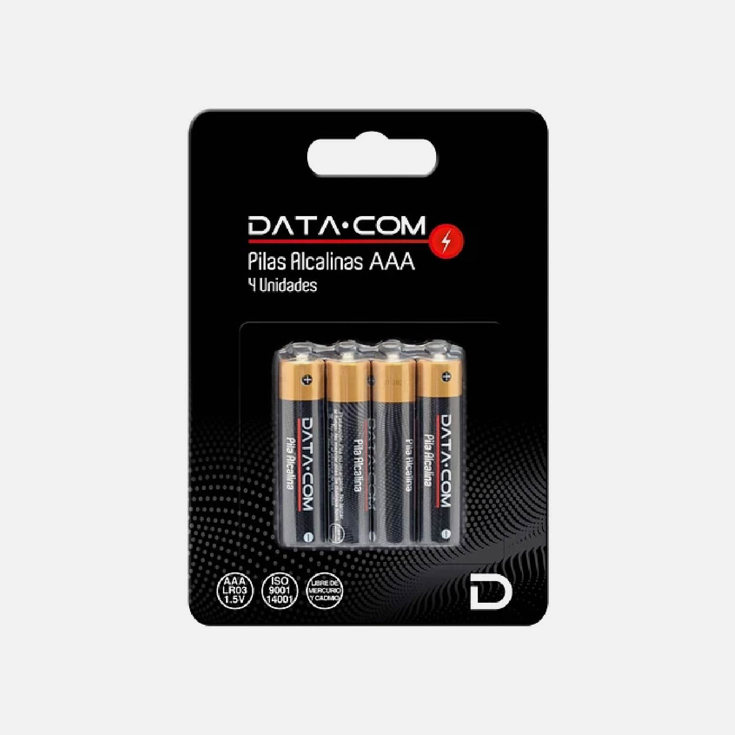 DATA -COM  PILA ALCALINA AAA X 4