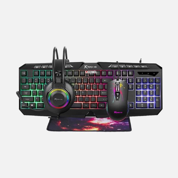 KIT XTRIKE ME 4 EN 1 RGB GAMING PROFESIONAL