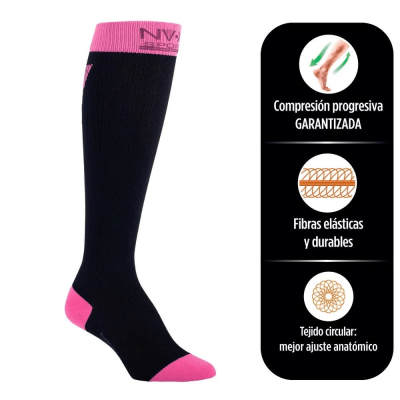 CALCETA MUJER NV-X SPORT 15-20 FUCSIA