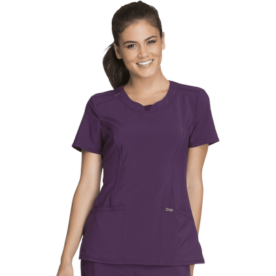 Top Cherokee Infinity Cuello Redondo Morado1