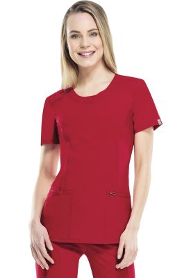 Top Cherokee Infinity Cuello Redondo Rojo1