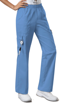 Pantalon Cherokee cargo tiro medio Celeste1