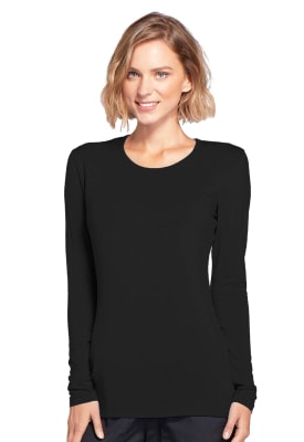 Camiseta Cherokee Manga Larga Negro