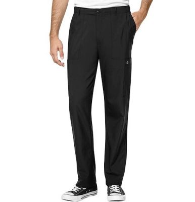 Pantalon Wonderwink Antiarrugas y anticloro  Negro Hombre 1