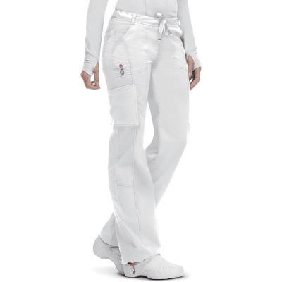 Pantalon Code Happy Cargo Antibacterial Blanco1