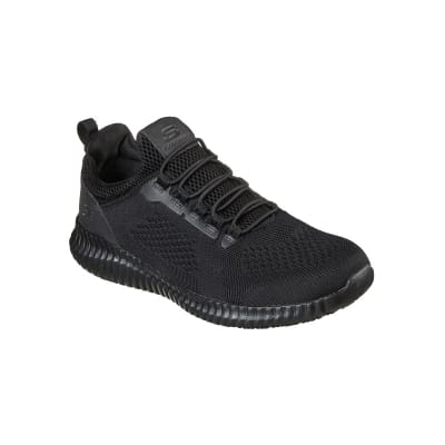 Zapatillas Skechers Negras Sin Cordones Hombre1