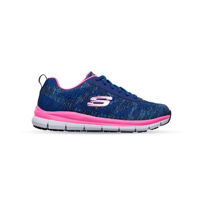 Zapatillas Skechers Work Azul1