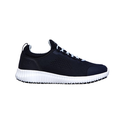 Zapatillas Skechers Navy y Blanco Sin Cordones