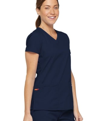 Top Dickies cuello V Azul Marino1