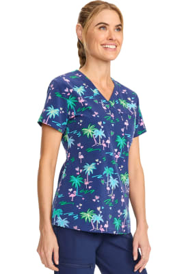 Top Medcouture Estampado Flamencos