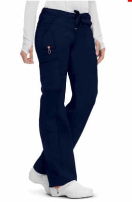 Pantalon Code Happy Cargo Antibacterial Azul Marino1