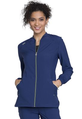 Chaqueta Infinity Antibacteriano cierre amarillo Navy1