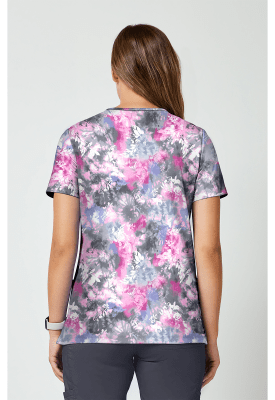 Top Cherokee Achieve Pétalos Tie-dye