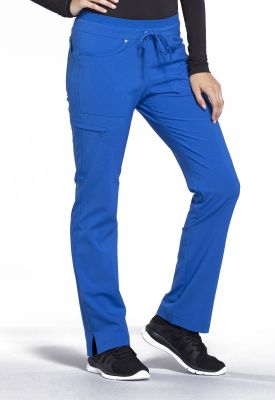 Pantalon Cherokee Iflex Tiro medio Azul Rey					1