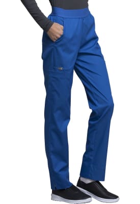 Pantalon Cherokee Luxe Tiro alto pierna recta Azul Rey1