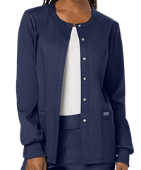Chaqueta Cherokee Revolution Broches a Presión Azul Marino1