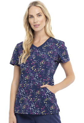 Top Cherokee Infinity Navy Confetti1