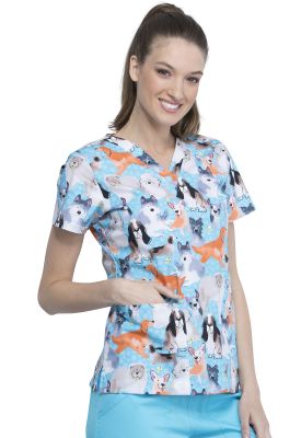 Top Cherokee Estampado Dog Lover Calipso1