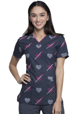 Top Cherokee Infinity Gris Corazon Esperanza1