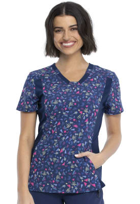 Top Cherokee Iflex Geometria Navy1