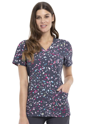 Top Cherokee Iflex gris Rombos de colores1