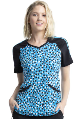 Top Cherokee Infinity Puntos calipso y negro1