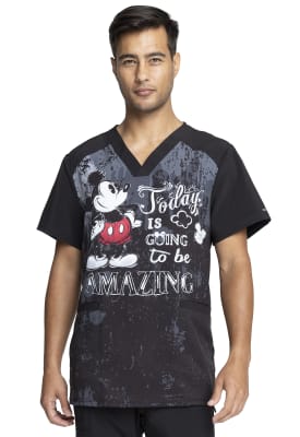 Top Cherokee Infinity Mickey Retro Negro1