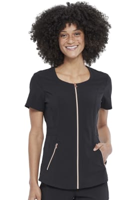 Top Cherokee Statement Cierre Metálico Central Negro1