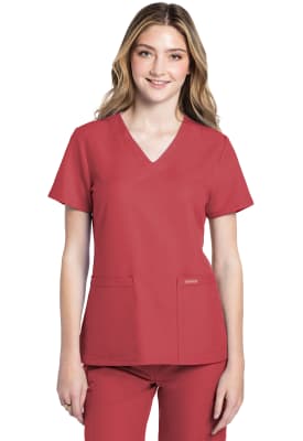 Top Cherokee Ultra Mujer Coral1