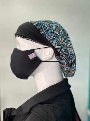 Gorro Floreado Negro Pupa S1