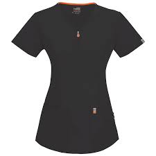 Top Code Happy Negro con Cierre Naranjo1