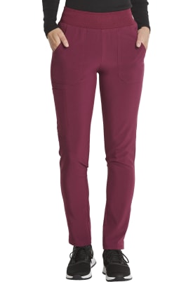 Pantalon Dickies EDS Essencial Tiro Alto Burdeo1