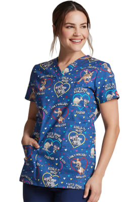 Top Azul Rey Koala y Canguro1