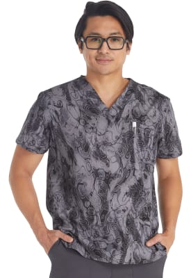 Top Dickies Gris Topográfico