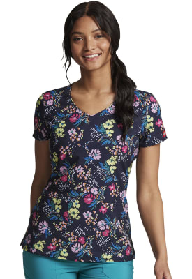 Top Dickies Floreado Fluor Navy1