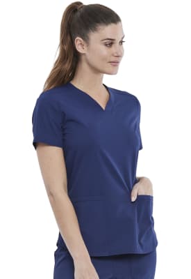 Top Elle Cuello V Navy1