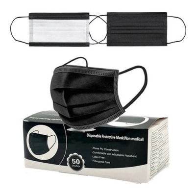 Mascarillas Color Negro